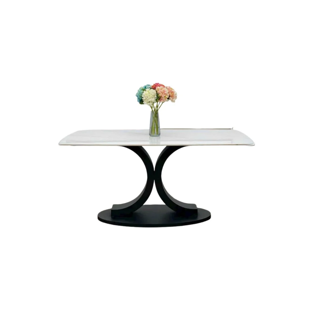 Mặt Bàn Đá Ceramic MDB07-TM Chân Bàn CT011