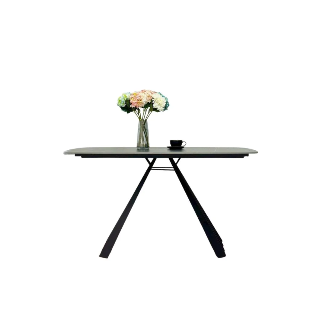 Mặt đá ceramic MDN02-DS chân bàn CT009