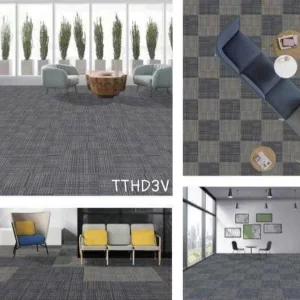Thảm Tấm Văn Phòng TTHD3V Dễ Vệ Sinh - Không Bám Bụi