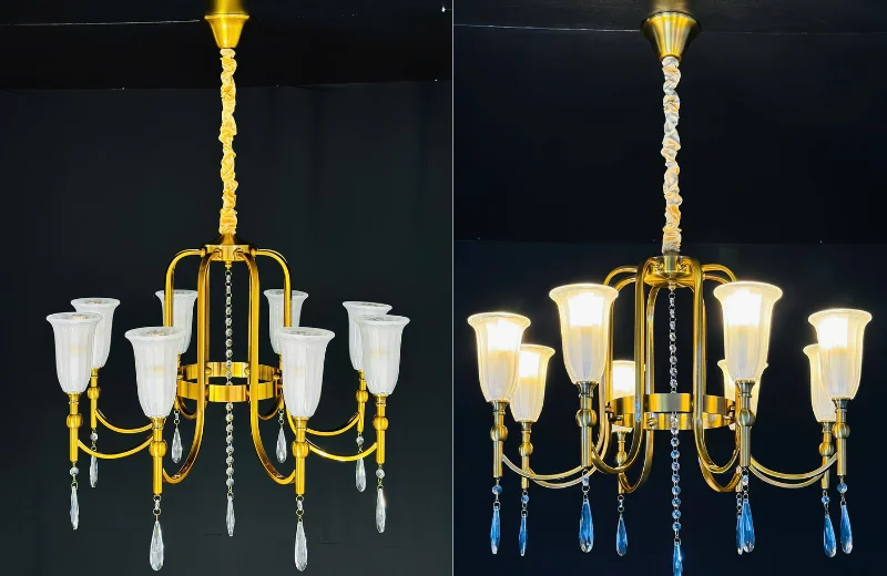 Ảnh thật Đèn Chùm DC143T8