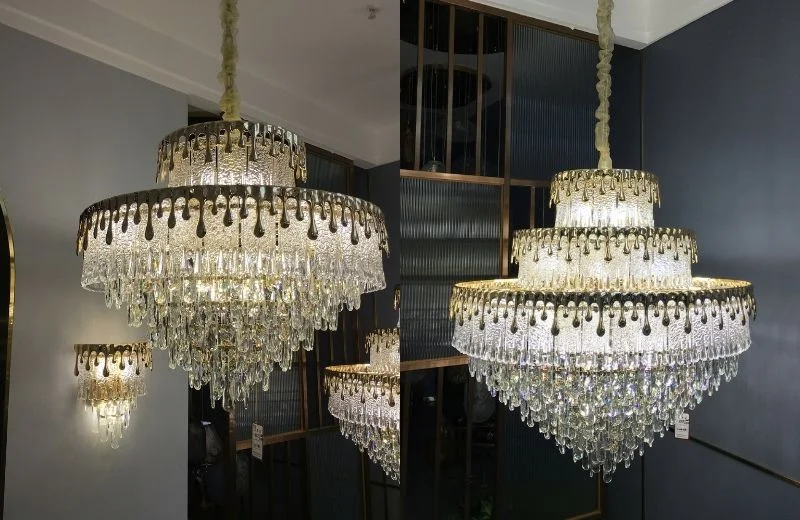 Đèn thả pha lê TPL8879 thiết kế hiện đại và sang trọng