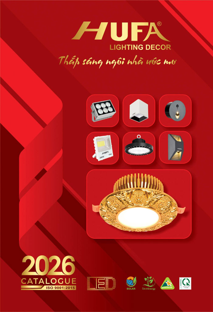 Catalogue đèn HUFA ảnh bìa