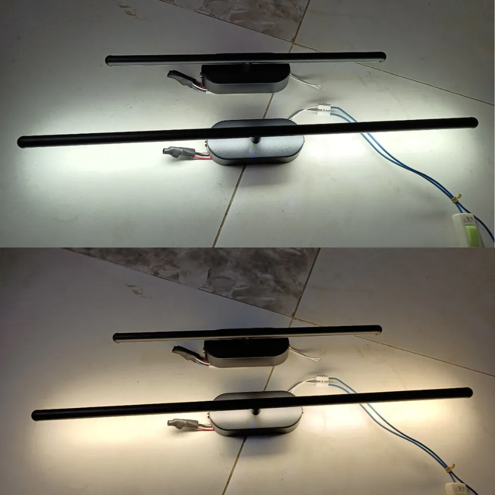 den-roi-tranh-rt5834 (6) Đèn Rọi Tranh RT5834-thiết kế đèn treo tường tối giản, ánh sáng LED dịu nhẹ, phù hợp chiếu tranh và gương.